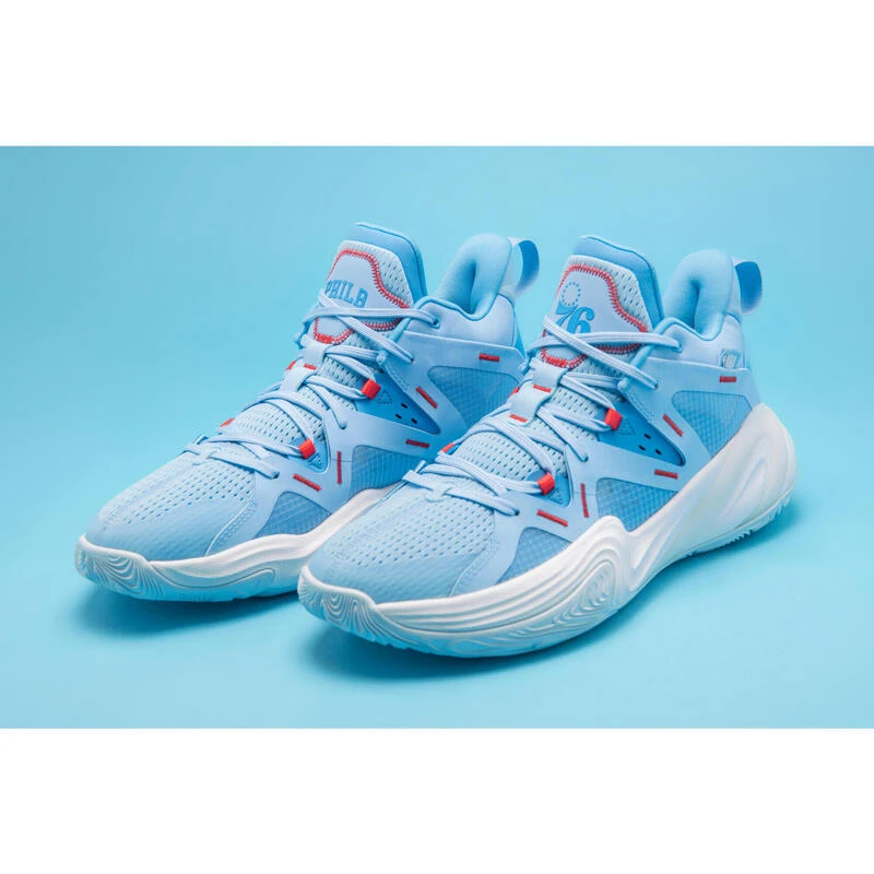 Basketbalschoenen Philadelphia Sixers Heren/dames NBA Mid-3 13 Basketbalschoenen Philadelphia Sixers Heren/dames NBA Mid-3 - Afbeelding 13