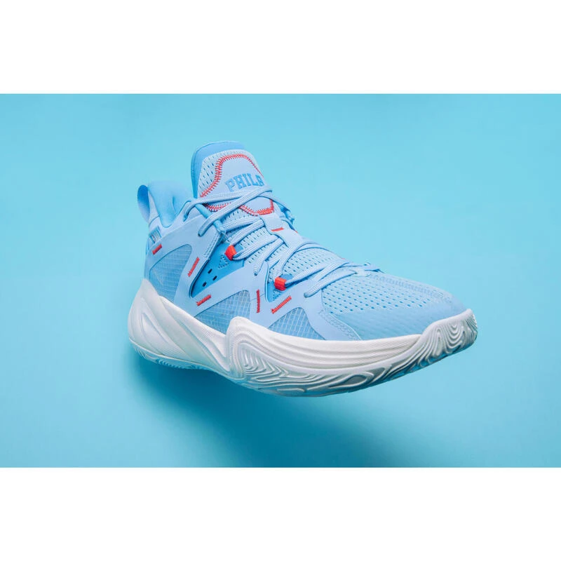 Basketbalschoenen Philadelphia Sixers Heren/dames NBA Mid-3 14 Basketbalschoenen Philadelphia Sixers Heren/dames NBA Mid-3 - Afbeelding 14