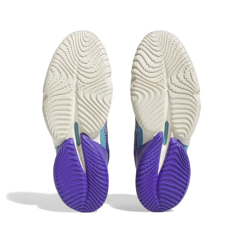 ADIDAS Basketbalschoenen Voor Volwassenen D.O.N. ISSUE 4 WIT/PAARS 4 ADIDAS Basketbalschoenen Voor Volwassenen D.O.N. ISSUE 4 WIT/PAARS - Afbeelding 4