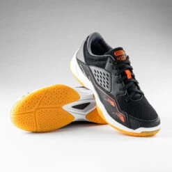 Handbalschoenen Voor Volwassenen H100 -Herenschoenenwinkel handbalschoenen voor heren h100 grijszwartoranje 5