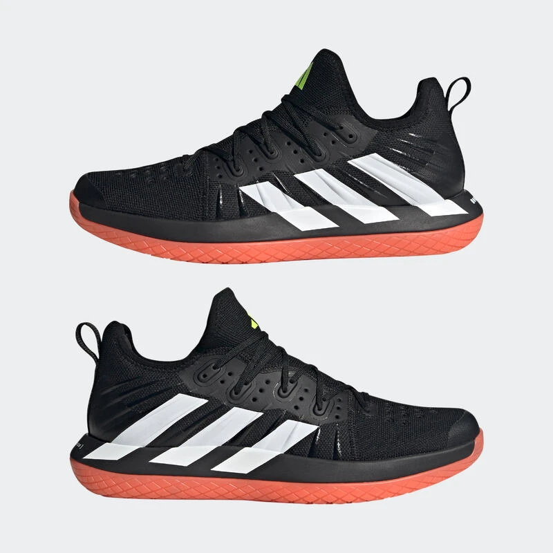 ADIDAS Handbalschoenen Voor Volwassenen Stabil Next Gen Zwart Wit Rood 3 ADIDAS Handbalschoenen Voor Volwassenen Stabil Next Gen Zwart Wit Rood - Afbeelding 3