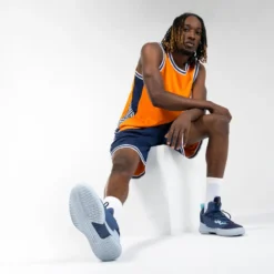 LAGE BASKETBALSCHOENEN FAST 500 -Herenschoenenwinkel lage basketbalschoenen voor herendames fast 500 marineblauw lichtblauw 6