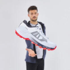 Quechua Schoenen Voor Bergwandelen Heren MH500 Light -Herenschoenenwinkel schoenen voor bergwandelen heren mh500 light lichtgrijs rood 5