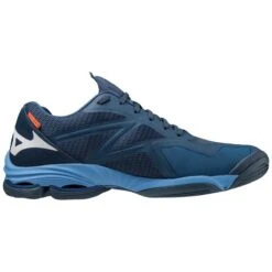 Mizuno Volleybalschoenen Voor Heren Lightning Z7 Low Donkerblauw Wit