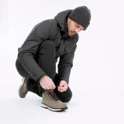 Quechua Warme Waterdichte En Hoge Leren Wandelschoenen Voor Heren SH100 X-warm -Herenschoenenwinkel warme waterdichte en hoge leren wandelschoenen voor heren sh100 x warm 7