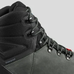 Waterdichte Hoge Trekkingschoenen Voor Heren MT100 Wide Leer Crosscontact -Herenschoenenwinkel waterdichte hoge trekkingschoenen voor heren mt100 wide leer crosscontact 5