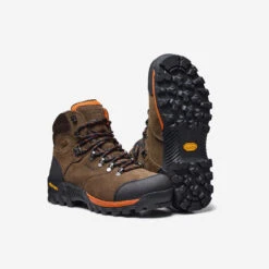 Aigle Waterdichte Jachtschoenen Altavio Gore-tex Vibram Bruin